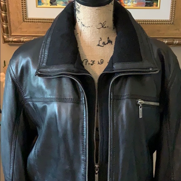 Saki Jackets Coats Saki Leather Jacket Poshmark